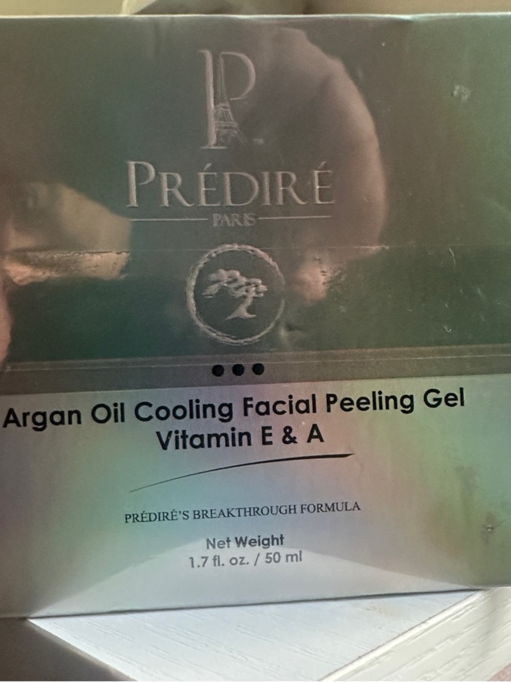 Argan Oil Cooling Facial Peeling Gel — Silver